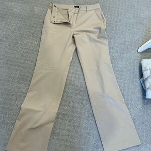 Womens express editor mid rise bootcut light tan dress pants size 10 VGUC